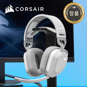 [국내정품] 커세어 HS80 RGB 무선 게이밍 헤드셋 PS 게임용 화이트
