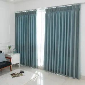 [텐바이텐]이너스 늘밤 맞춤 나비주름 암막커튼 민트 181-250cm_(2859411)