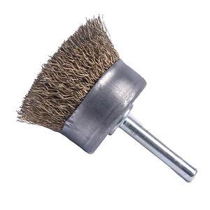 국산 드릴용 미니 컵브러쉬 종형 50mm 켭형 2 컵브러시 종지 파워 추형 철 스틸 컵부러쉬 녹제거 연마