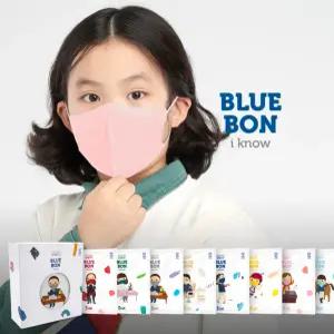 블루본 아이노우 어린이마스크 컬러 새부리형 소형 10매