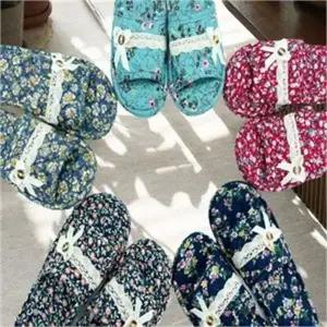 [오노마]ONM 꽃무늬 거실화 실내화 삼중쿠션 거실슬리퍼 5종 (S8177777)