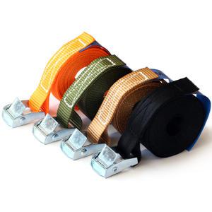 세이프라인 캠버클 자동바 화물 고정바 스트랩 깔깔이 폭5cm X 길이2M