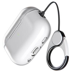 변색없는 에어팟 프로 2세대 에어팟 3세대 프로2 3 키링 카라비너 슬림 하드 클리어 투명 케이스