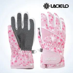 [라시엘로]  키즈 스포츠 스노우보드 스키장갑 LAK-2025-PINK
