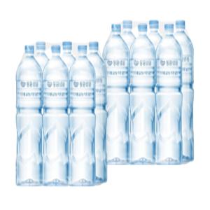 동원샘물 2리터 무라벨생수 12개 가정용생수배달