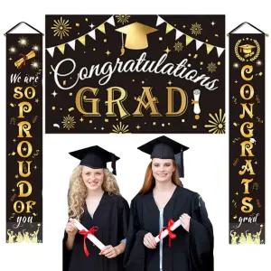 졸업 행사 대형 현수막 배경 천 축하 졸업식 배너