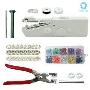 원터치 미니 핸드 미싱기 / 똑딱이 단추 펀칭기 똑딱펜치