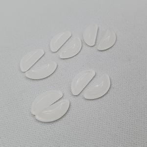 블랙/투명 안경코받침 10P 붙이는 실리콘 코패드 흘러내림방지