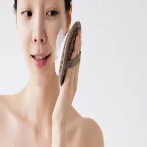 [천연린넨]리투아니아 100% 천연 린넨 세안퍼프[ 스트라이프 ] /피지 각질 제거 / 계란피부 만들기