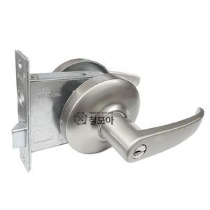 스피드 도어락 9000-L 실버 그레이 국산 현관정 현관문 철문용 손잡이 방화문 레버형 문고리교체 열쇠 키