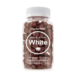 닥터펫츠 강아지 눈 영양제 눈물자국 피부질환 백내장예방 고함량 120g