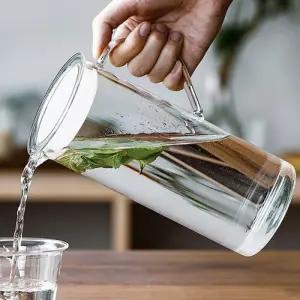 [텐바이텐]시모야마 내열 손잡이 유리물병 900ml / 냉장고물병