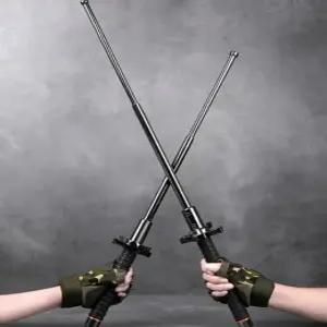 유텍터 확장형 1m 코등이형 손잡이 휴대용 삼단봉 3단봉 호신용 진압봉 무기 호신봉 호신용품