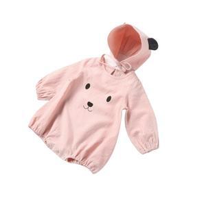 리틀맘 유아 리틀베어 바디슈트 보넷세트 핑크 M, 1개