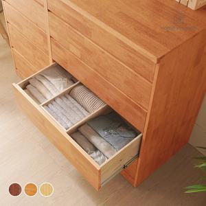 [홈인홈]더편한 원목 무빙칸칸이 서랍장 900-5단_G22