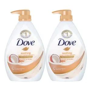 [도브] 수딩  코코넛 오트 바디워시1kg x 2개