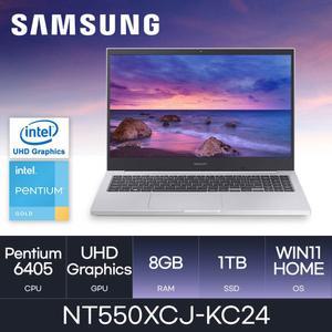 삼성 노트북 플러스 NT550XCJ-KC24 - 8GB / 1TB / WIN11H / HMC
