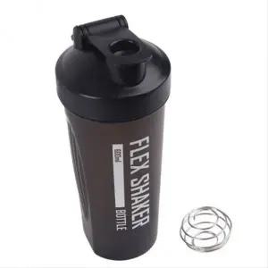 [텐바이텐]휴대용 쉐이크 물통-600ml (블랙) 용량눈금