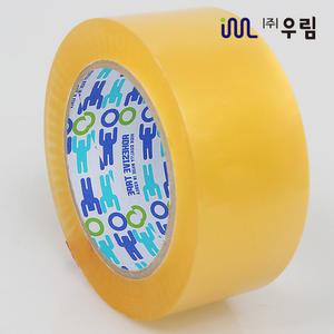 박스테이프 80m 40개 투명 OPP 택배 포장 테이프 대용량 황색 100M