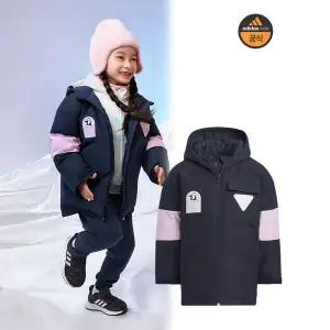 [아웃도어스/아디다스]아디다스키즈 (110-140) 토들러/아동 LK 덕다운 다운파카/다운패딩-IN5217