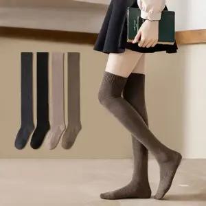 분산압박 데일리 오버니삭스 롱양말 봄 패션양말 컬러4종
