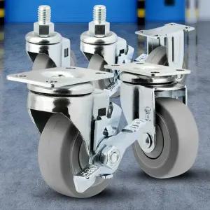 경량소형2 캐스터바퀴 산업용 고중량 고무 회전 수레 캐스터 케스터 의자바퀴 가구바퀴