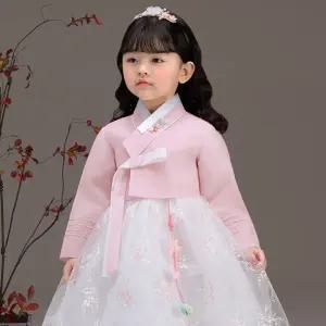 [더예한복] QT837-새빛나리 여아 아동한복