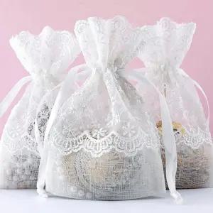 미니 레이스 망사 선물 주머니 소품 포장 보관