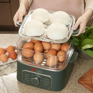 am 다용도 전기찜기 푸드스티머 FULL스텐 계란찜기 2단 대용량