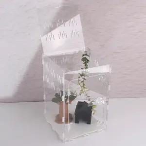 리몬즈 원터치 사육장 30x30x45 (대) 파충류 도마뱀사육장 아크릴사육장 도마뱀키우기