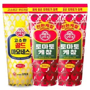 오뚜기 케찹 800g x 2개 + 마요네즈 800g