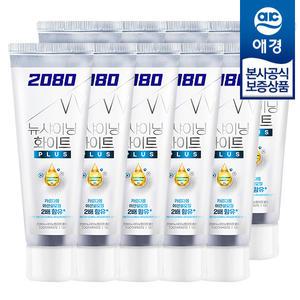 [애경] 2080 뉴샤이닝 화이트 플러스 치약 140g x10개