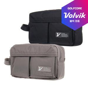 [24년신제품]볼빅 골프 VBDB 유틸리티 나일론원단 TWO지퍼 파우치