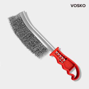 보스코 이태리 스텐브러쉬 다용도 청소브러쉬 녹제거 쇠솔 석쇠 불판세척