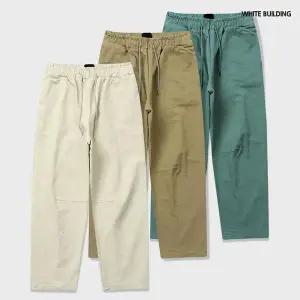[셀러허브]화이트빌딩 남자 면바지 남성바지 스판 밴딩 빅사이즈 (S12503283)