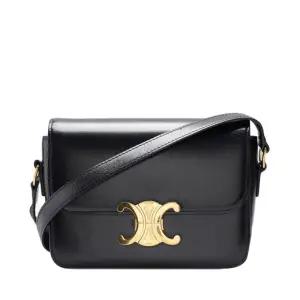 [중고명품] 블랙 트리오페 틴 크로스백