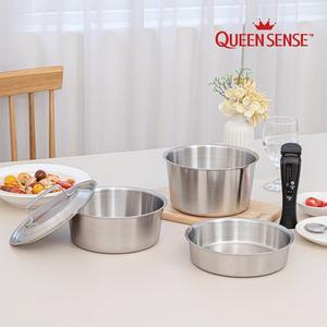 [한일스텐레스]세신퀸센스 다담(DADAM) 탈부착 통삼중냄비5PCS(스테인레스)