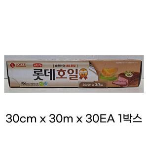 롯데호일 NEW 프리미엄 30x30 18마이크로 1박스30ea