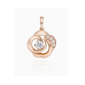 미니골드 14K 18K 로즐리 메달 PMSS4819 풍부한 볼륨감 장미꽃 팬던트 주얼리