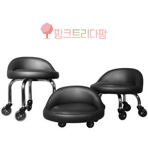 등받이 무소음 우레탄 바퀴 작업의자 회전 의자