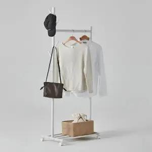 한샘 멀티 행거 화이트 간편 DIY 이동식 철제 행거