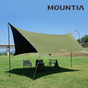 [마운티아] 어반 헥사 타프 /블랙코팅 그늘막 차양막