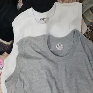 10장 묶음  후렌치 국산 코마사 순면 30수 백색 흰색 그레이  나시형  갱수네  면티 후렌치 나시형 면티