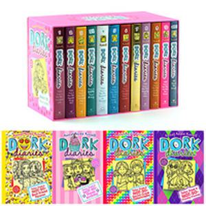 도크 다이어리 18권 멀티파우치 세트 영어원서 Dork Diaries 음원 영어도서 영어책