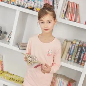 수아팜 [정상가 27900원] 여아동 핑크덕 기모 긴팔 내의 세트