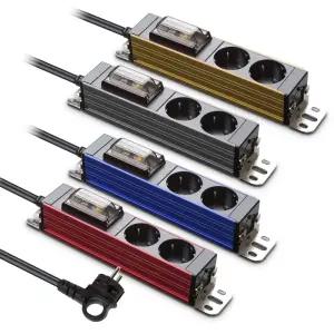 서버탭 고용량 멀티탭 4000W 2구 3M 그레이/콘센트선/가정/업소/사무용/멀티/콘센트/PC/멀티탭/멀티텝