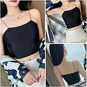 [오노마] ONM 여성 크롭 캡 내장 이너탑 언더웨어 끈나시 (S7907965)