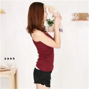 [오노마] ONM 엑스끈나시 여자 민소매티 레이어드 코디 데일리룩 (S7961418)