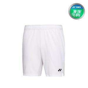 요넥스 배드민턴 반바지 남성용 화이트 241PH001M