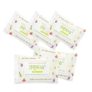 크린티슈 물에 잘풀리는 물티슈 20매 5개 비데물티슈